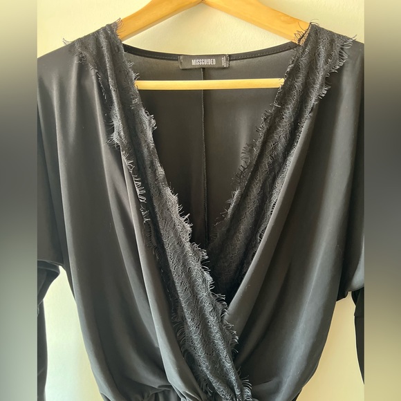 Missguided Lace Accent BodySuit 6 - Picture 9 of 14